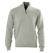Grey 1/4 Zip Sweater