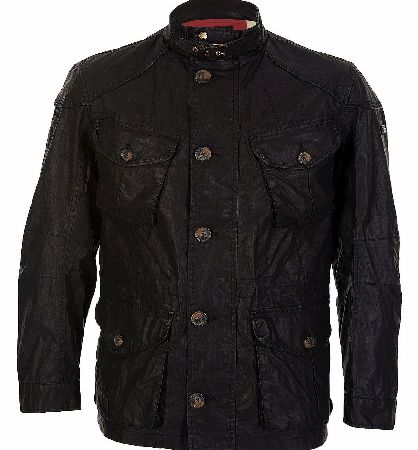 Hackett Kilimanjaro Waxed Jacket Navy