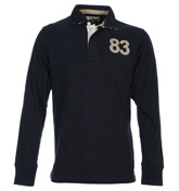 Hackett Navy Rugby Shirt