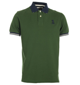 Small Number Classic Dark Green Pique