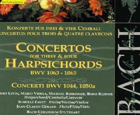 Bach: Concertos for Three & Four Harpsichords BWV 1063-1065; BWV 1044, 1050a (Edition Bachakademie Vol 130) /Rilling