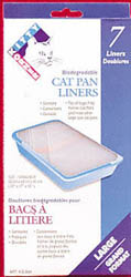 Cat Pan Liner 7 Pack Large