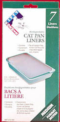 Cat Pan Liner 7 Pack Std
