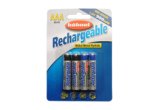 AAA 900mAh Rechargeable Battery - FOUR PACK