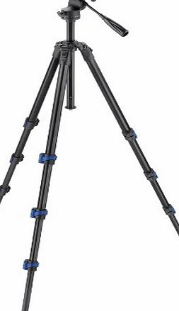 Hahnel Triad 60 Lite Professional Aluminium Alloy 4-Section Tripod with 3 Way Fluid-Damped Pan Head and Free Carrying Case