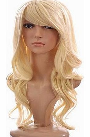 Hair By MissTresses Long Blonde Fearne Fashion Wig/ Celebrity Wave Style Teased with Volume