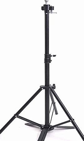 HAIREALM Training Head Hairdressing Tripod Holder Stand Adjustable Salon Cosmetology Mannequin Manikin Doll Holder With Carrying Bag ESJJ01