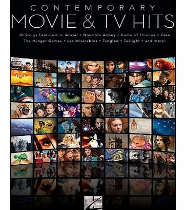 Contemporary Movie & TV Hits. Sheet Music for Piano, Vocal & Guitar