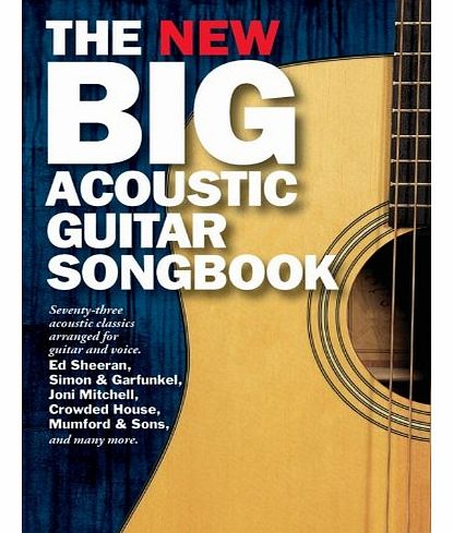 Hal Leonard Europe The New Big Acoustic Guitar Songbook. Sheet Music for Guitar, Lyrics 
