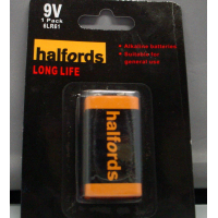Halfords 9V Battery