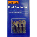 Halfords Roof Bar 2- 3 and 4 Locks
