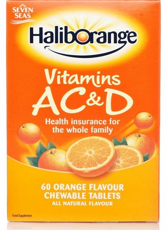 Vitamins A C & D Orange Flavour