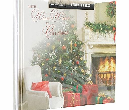 Hallmark Christmas Wish Traditional Charity Lovely Boxed Card (Pack of 10)