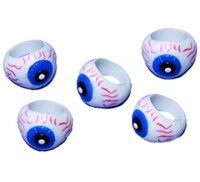 halloween Favours : 12 Eyeball Rings
