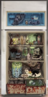 Halloween Refrigerator Door Cover