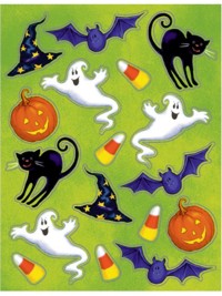 halloween Scary Fun Stickers - 4 sheets