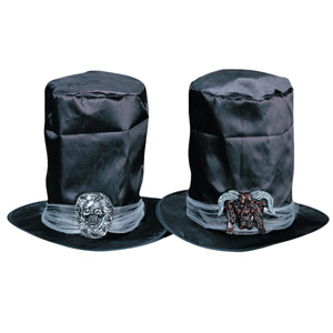 Halloween Top Hats, 3 assorted styles