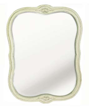 Halo French Painted Mirror
