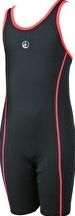 Halocline, 1294[^]236688 Girls Sport Kneesuit - Black and Coral