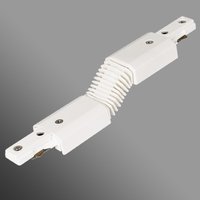 HALOLITE Single Circuit Mains Track Flex Connector White