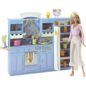 HALSALL - MATTEL Mattel Barbie Play All Day Kitchen Set