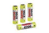 AA 2700 mAh Rechargeable Battery - FOUR