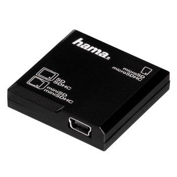 Hama All-in-One SD Card Reader USB 2.0 - Black