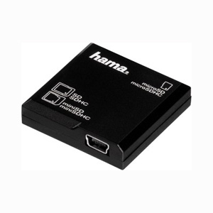 All in One USB SD Card Reader - Black