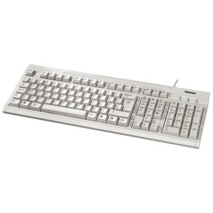 Hama Basic USB Keyboard (White) AK-120 - 52328 - #CLEARANCE