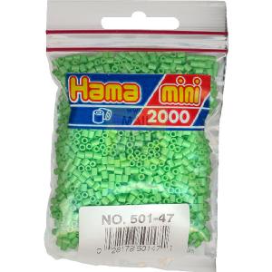 Hama Beads Hama Mini Beads Pastel Green