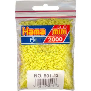 Hama Beads Hama Mini Beads Pastel Yellow