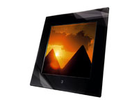 black digital photo frame with 10.4 inch