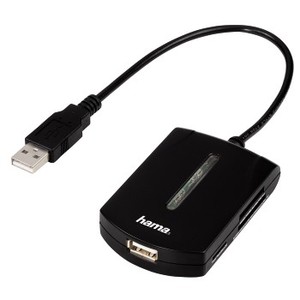 Combo USB 2.0 Hub & Card Reader