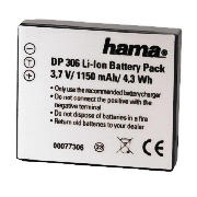 HAMA Li-Ion Battery DP 306 suitable for Panasonic