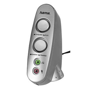 hama Media Hub - New Silver Model - (VoIP and Skype compatible) - Ref. 57108