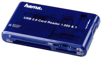 Hama USB 2.0 Card Reader Writer - 1000 and 1