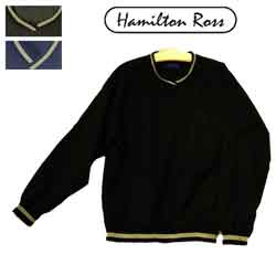 Hamilton Ross Long Sleeved V-Neck Windtop