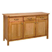 Sideboard 3 drawer 3 door, Oak
