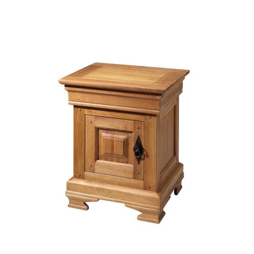 Hamilton Traditional Oak Bedside Cabinet - Left Hinged