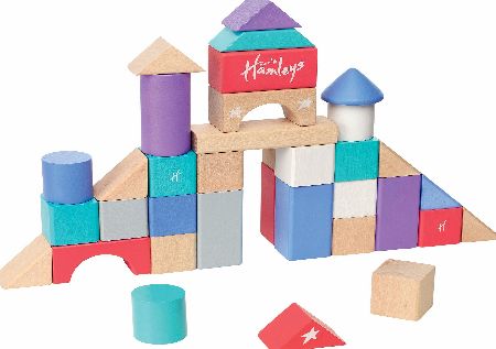 Hamleys 100 Wooden Building Blocks