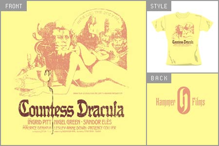 Horror (Countess Dracula) Skinny T-Shirt