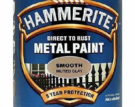 Hammerite SFMC750 750ml Direct to Rust Smooth Finish - Muted Clay