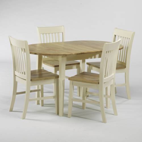 Painted Ivory Dining Set (4 Chairs)