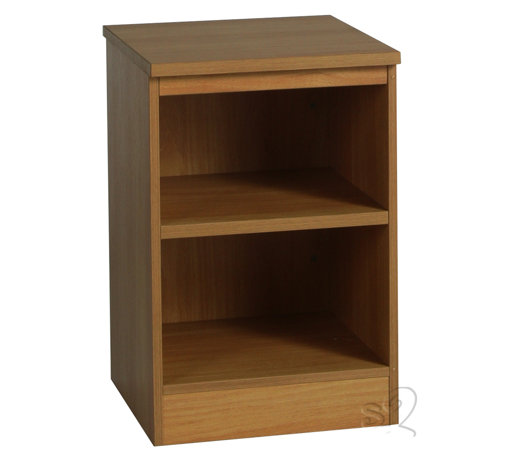Hampton Teak Bookcase with 1 shelf 660mm