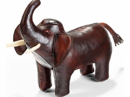 Handmade Leather Elephant - Miniature 2010