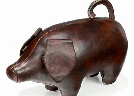 Handmade Leather Pig - Small 1040CX