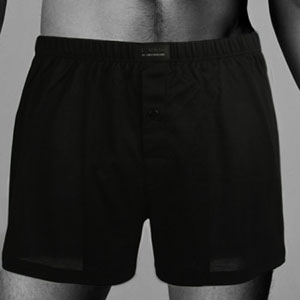 Hanro Cotton Sporty Boxer Shorts Black M