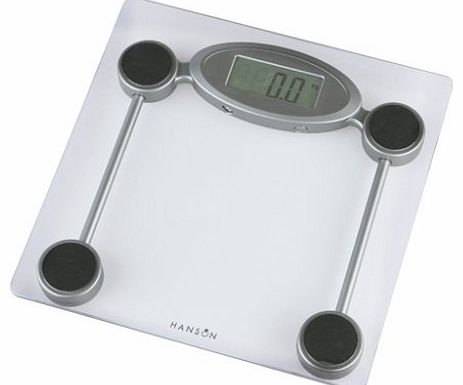 Hanson HX5000 Glass Electronic Bathroom Scale