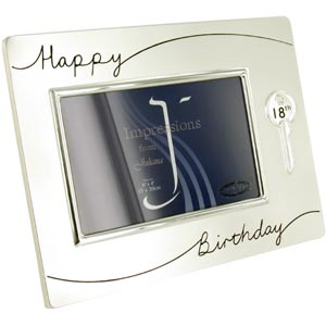 18th Birthday Key Photo Frame