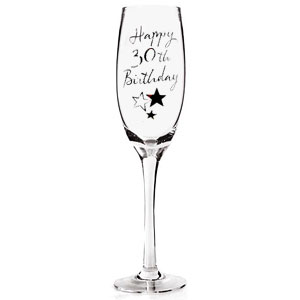 Happy 30th Birthday Champagne Glass Gift Boxed